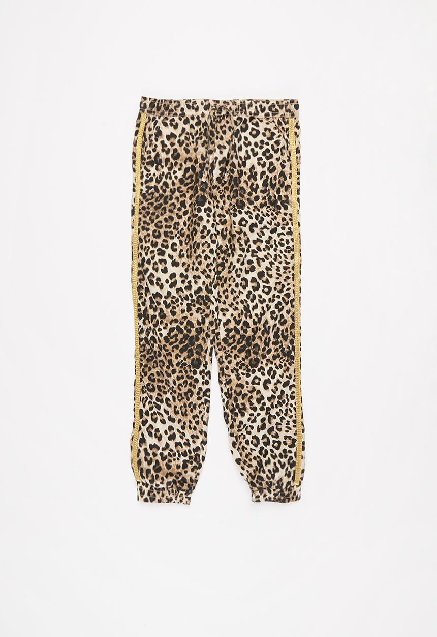 GUESS - Girls lyocell twill long pants - brown