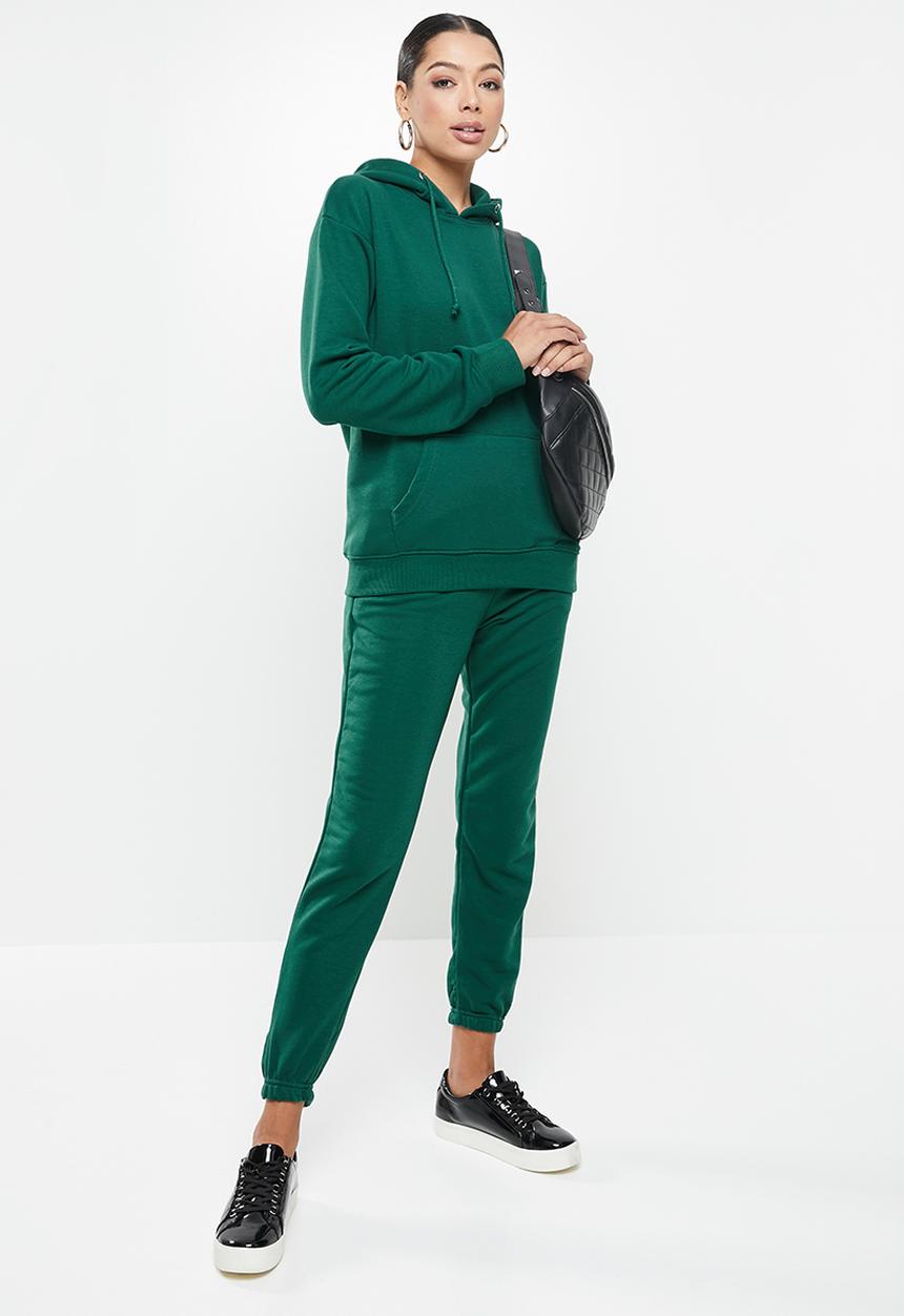 Missguided - Hoodie & jogger co ord set - green