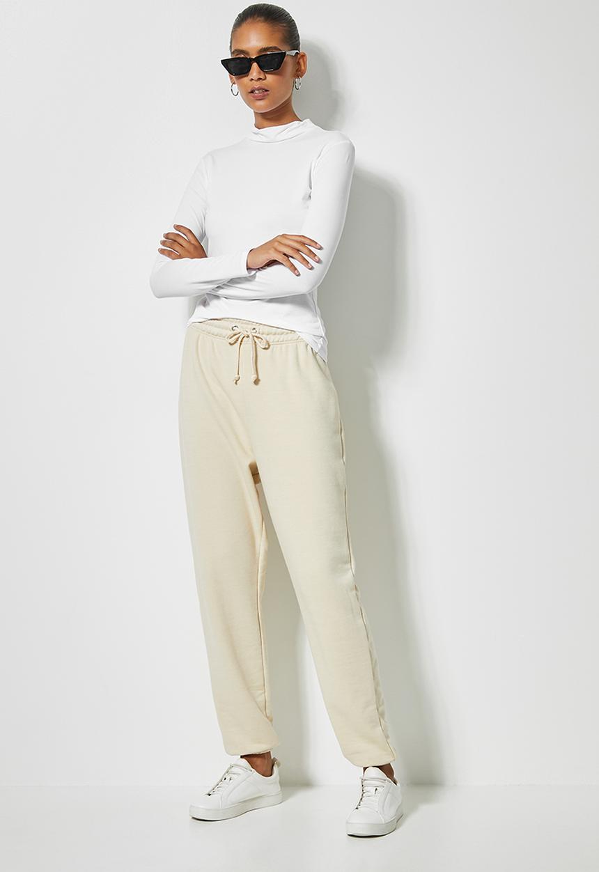Superbalist - 2 Pack funnel neck viscose tops - black & white