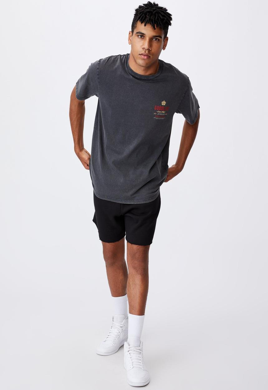 Factorie - Regular graphic T-shirt - slate