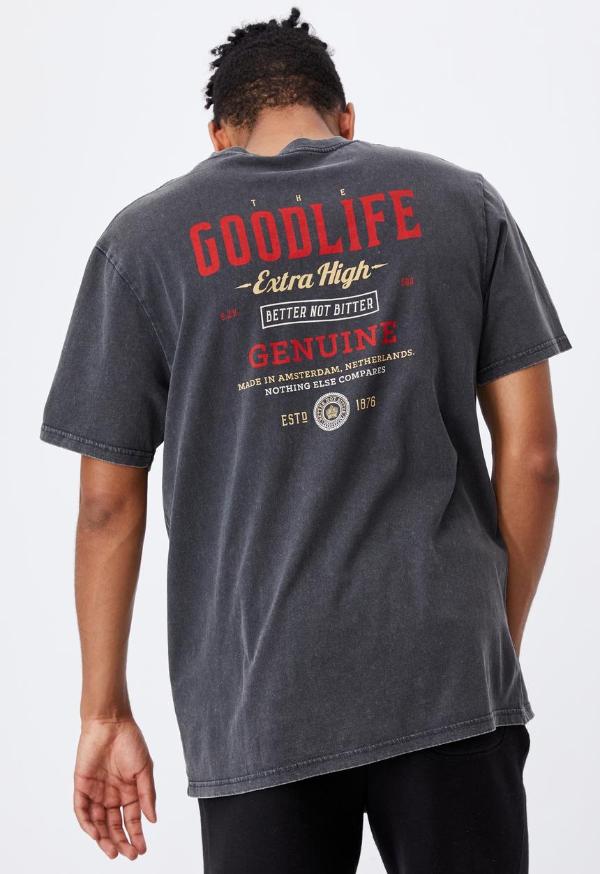 Factorie - Regular graphic T-shirt - slate