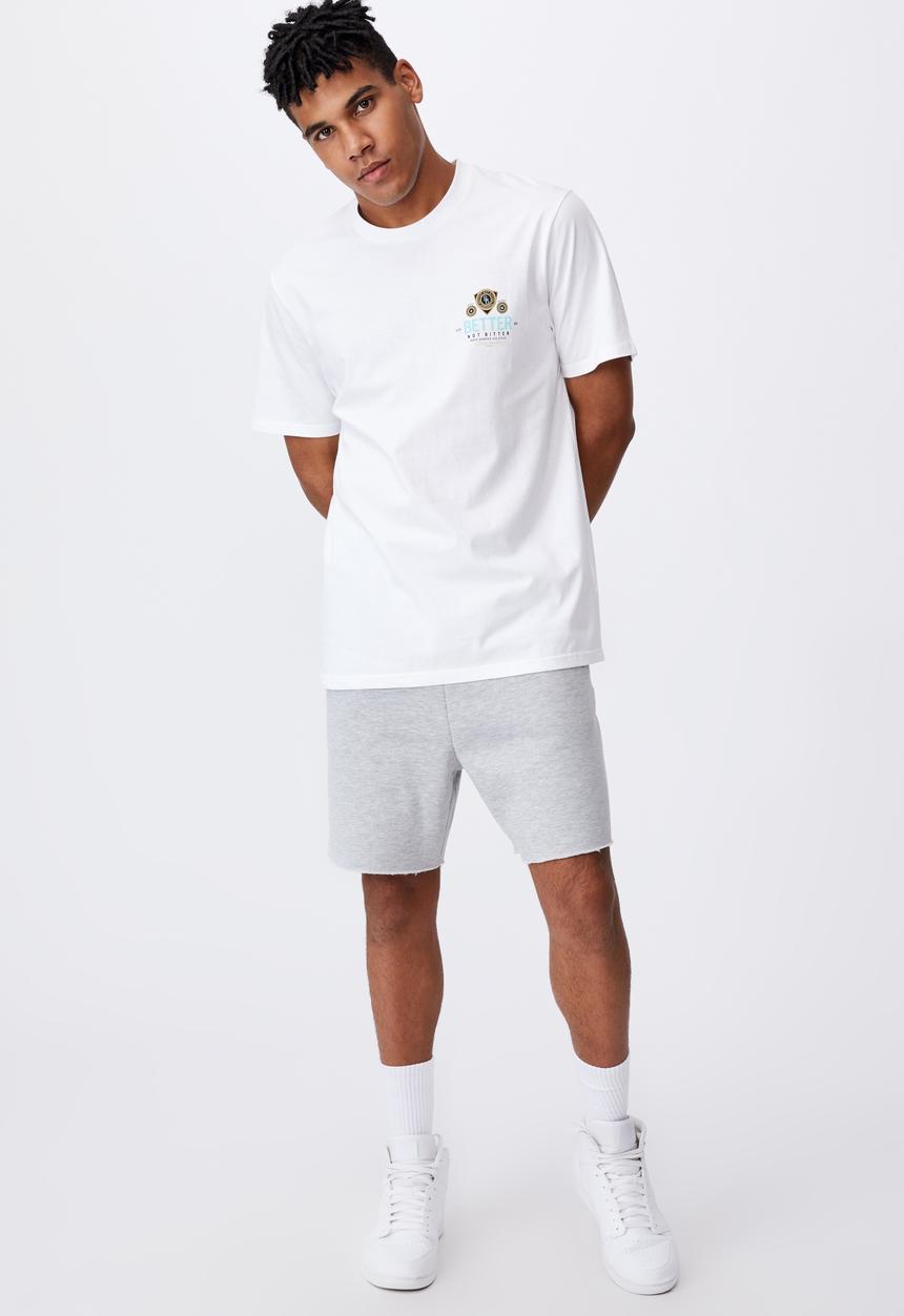 Factorie - Regular graphic T-shirt - white