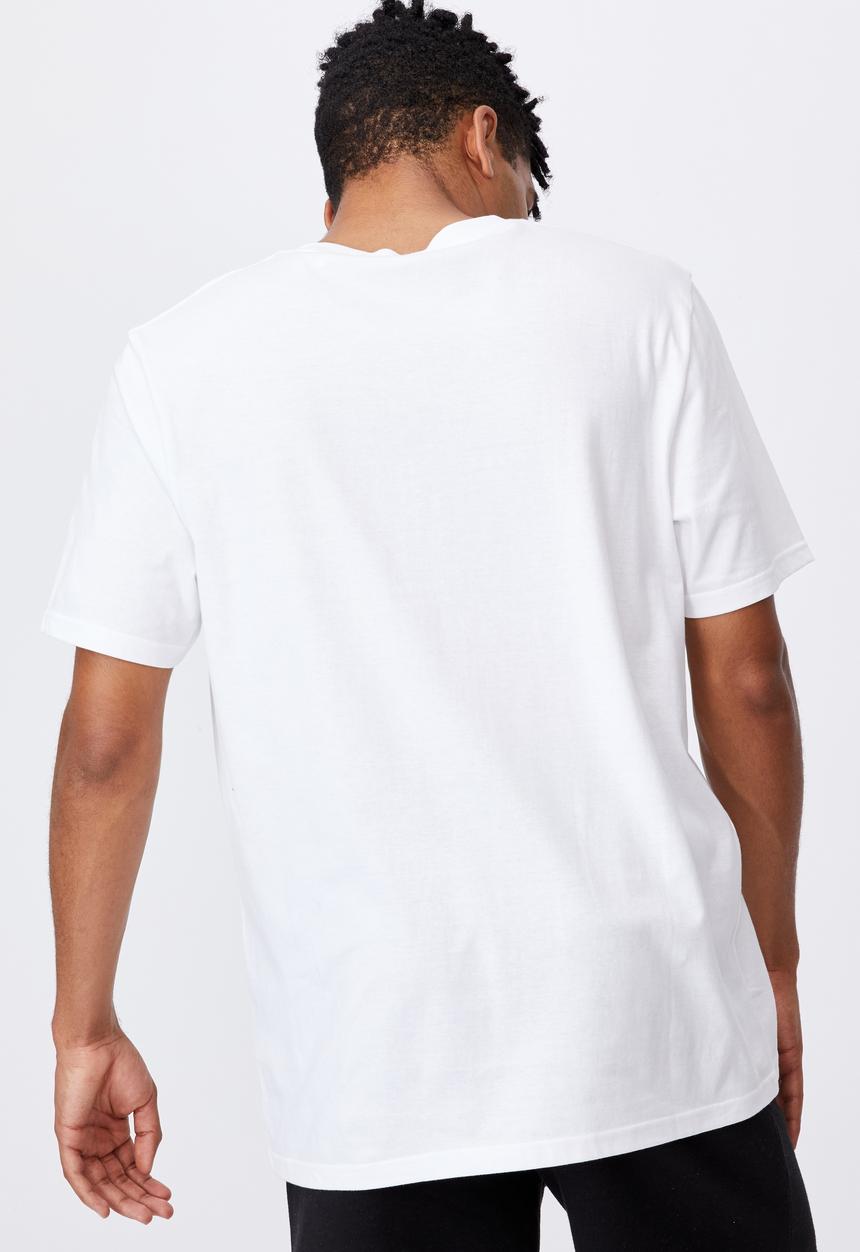 Factorie - Regular graphic t shirt - white