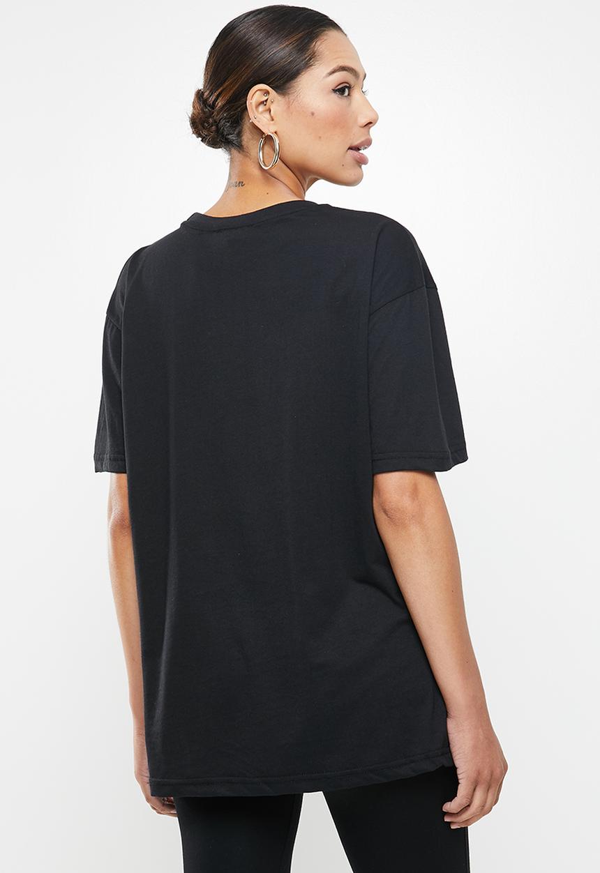 Missguided - Drop shoulder T-shirt - black