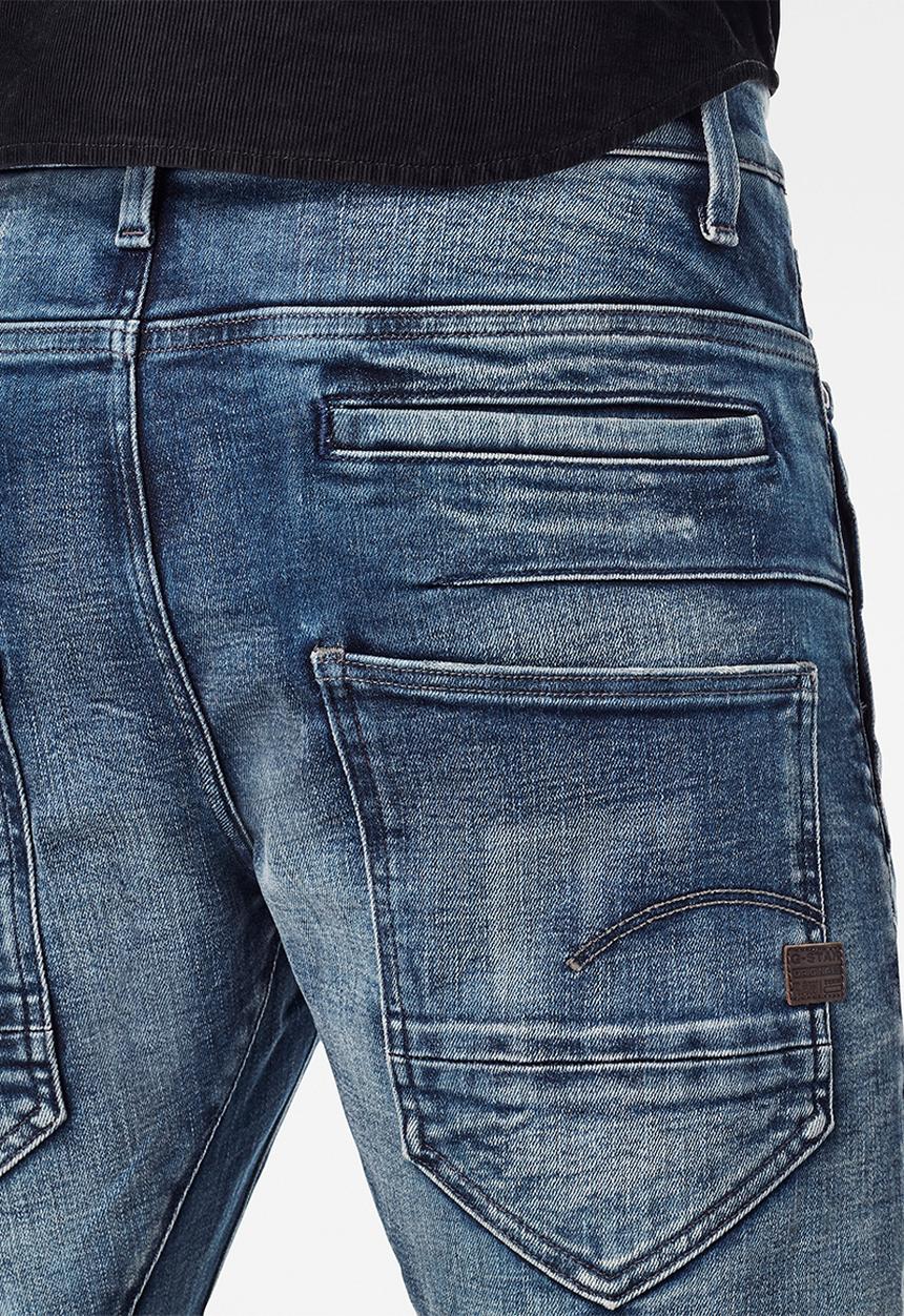 G-STAR - D-staq 3d slim heavy elto pure superstretch jeans - faded clear sky