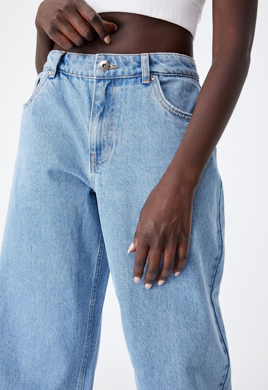 Factorie - Low rise baggy jean - blue
