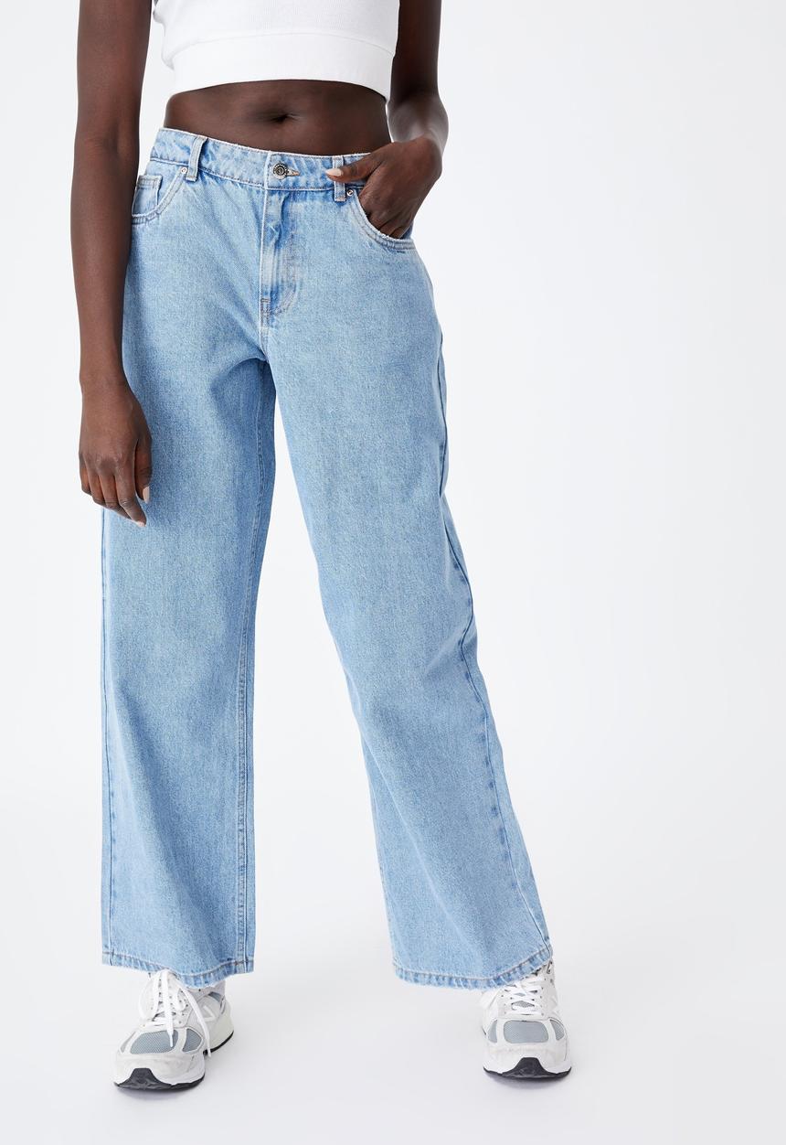 Factorie - Low rise baggy jean - blue