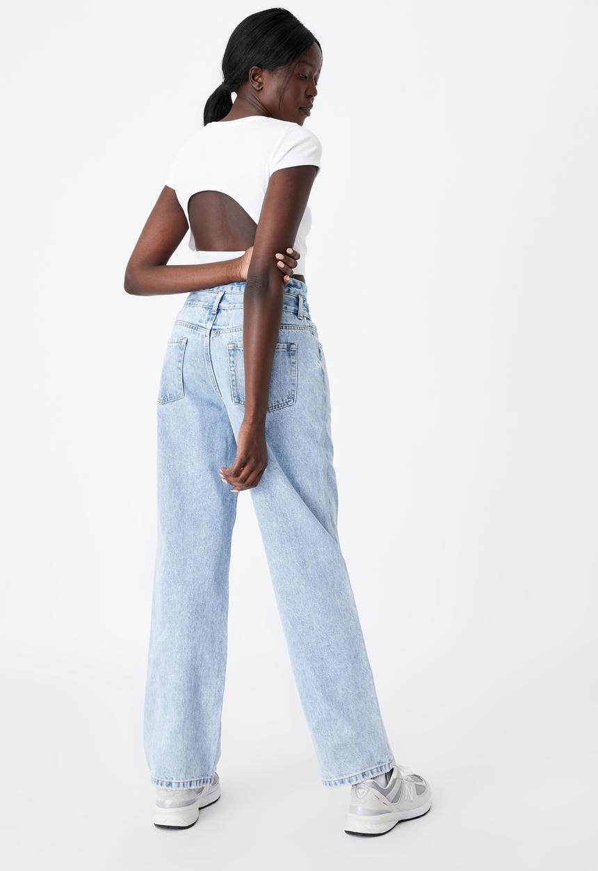 Factorie - Double waistband jean - sunday blue