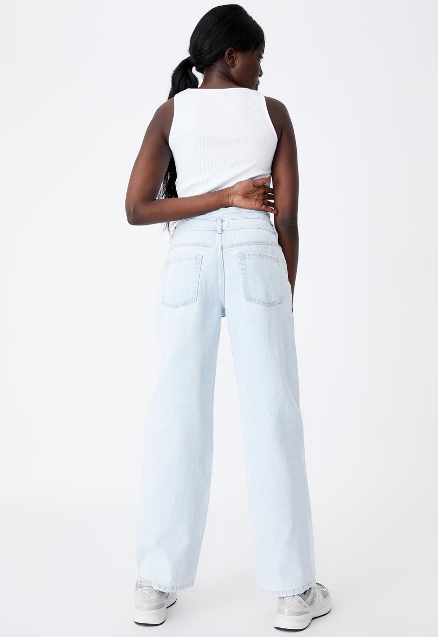 Factorie - Double waistband jean - sea blue