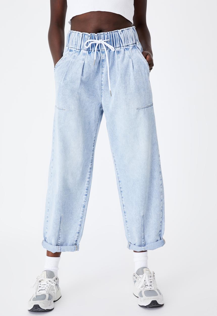 Factorie - Denim balloon jogger - whitehaven blue