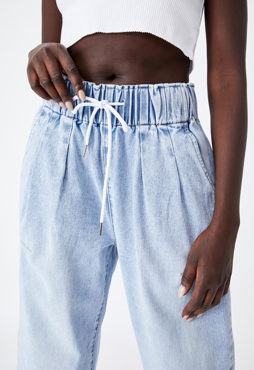 Factorie - Denim balloon jogger - whitehaven blue