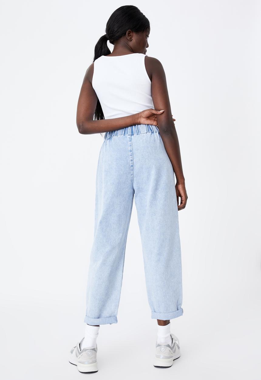 Factorie - Denim balloon jogger - whitehaven blue