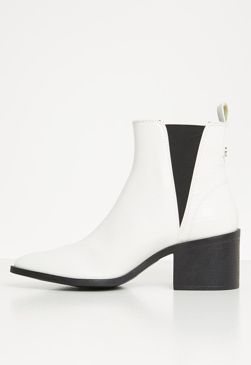 Steve Madden - Audience ankle boot - white