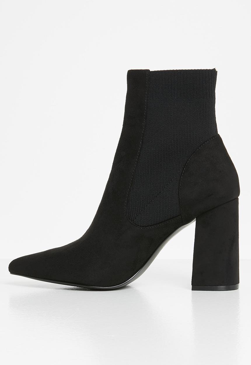 Steve Madden - Reesa sock boot - black