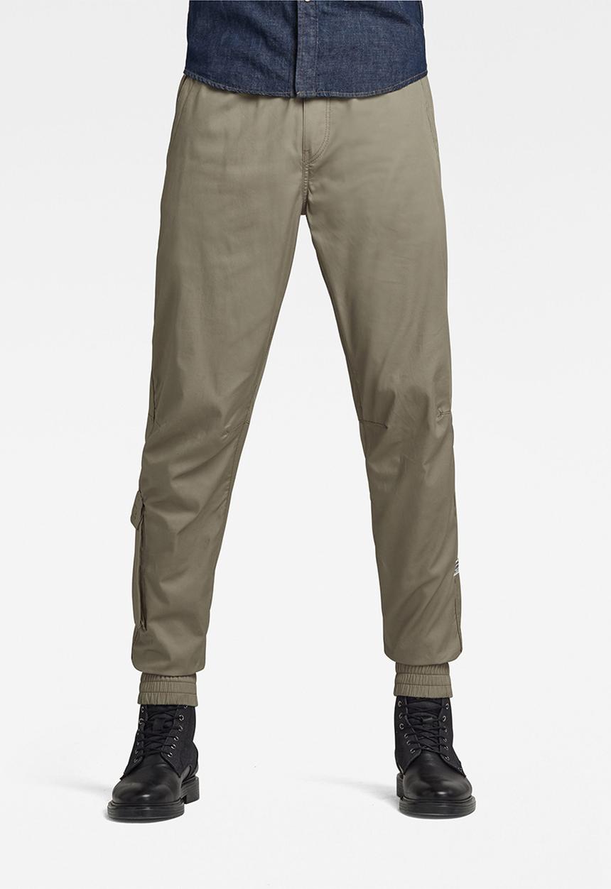 G-STAR - Chino relaxed cuffed trainer roozon twill ii pants - shamrock
