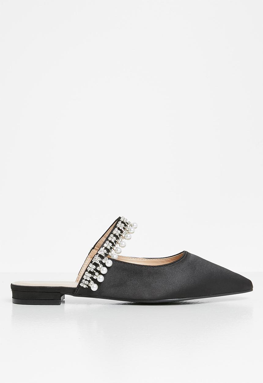 SISSY BOY - Pearl around mule - black