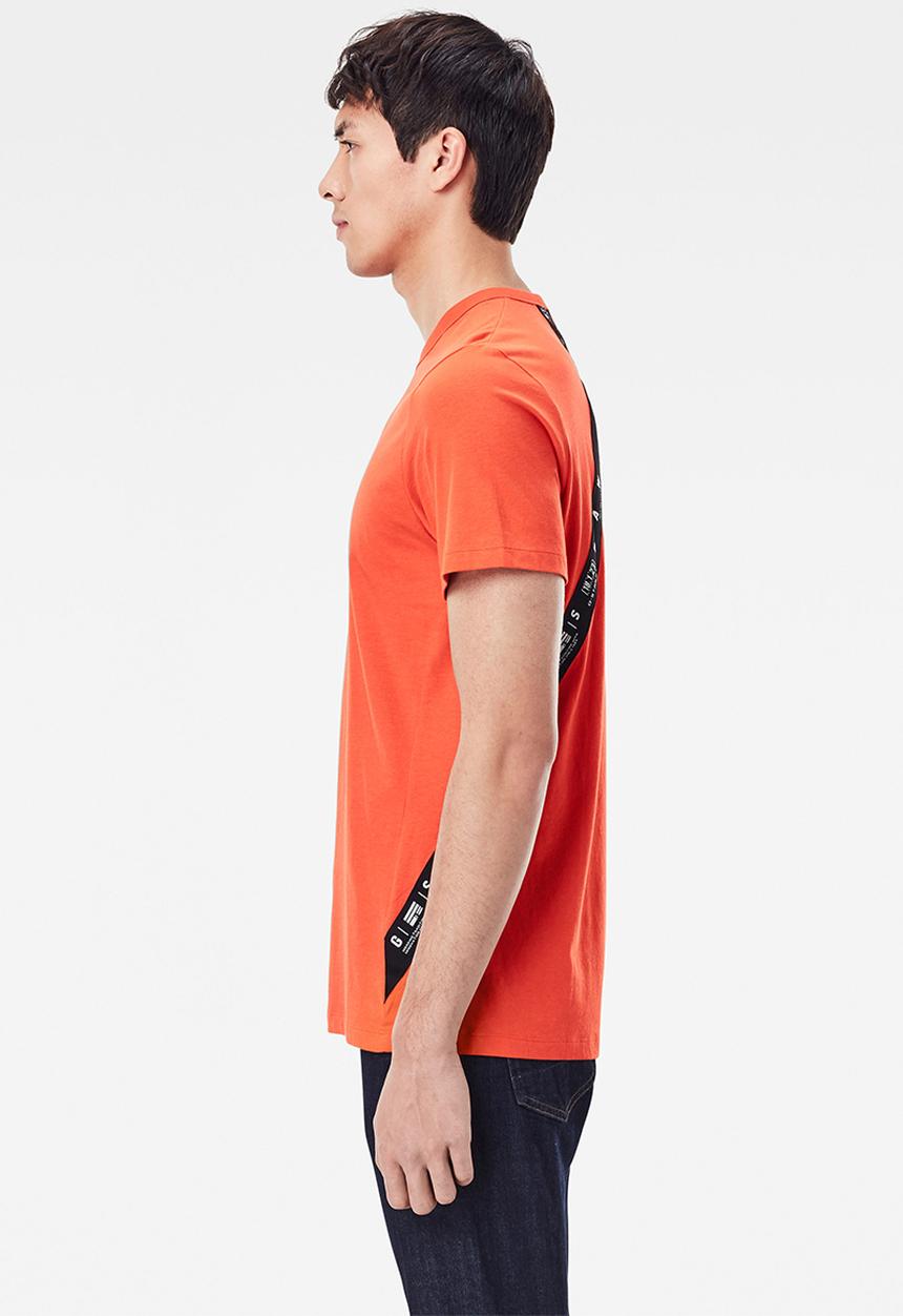 G-STAR - Sport a tape r short sleeve tee - acid orange