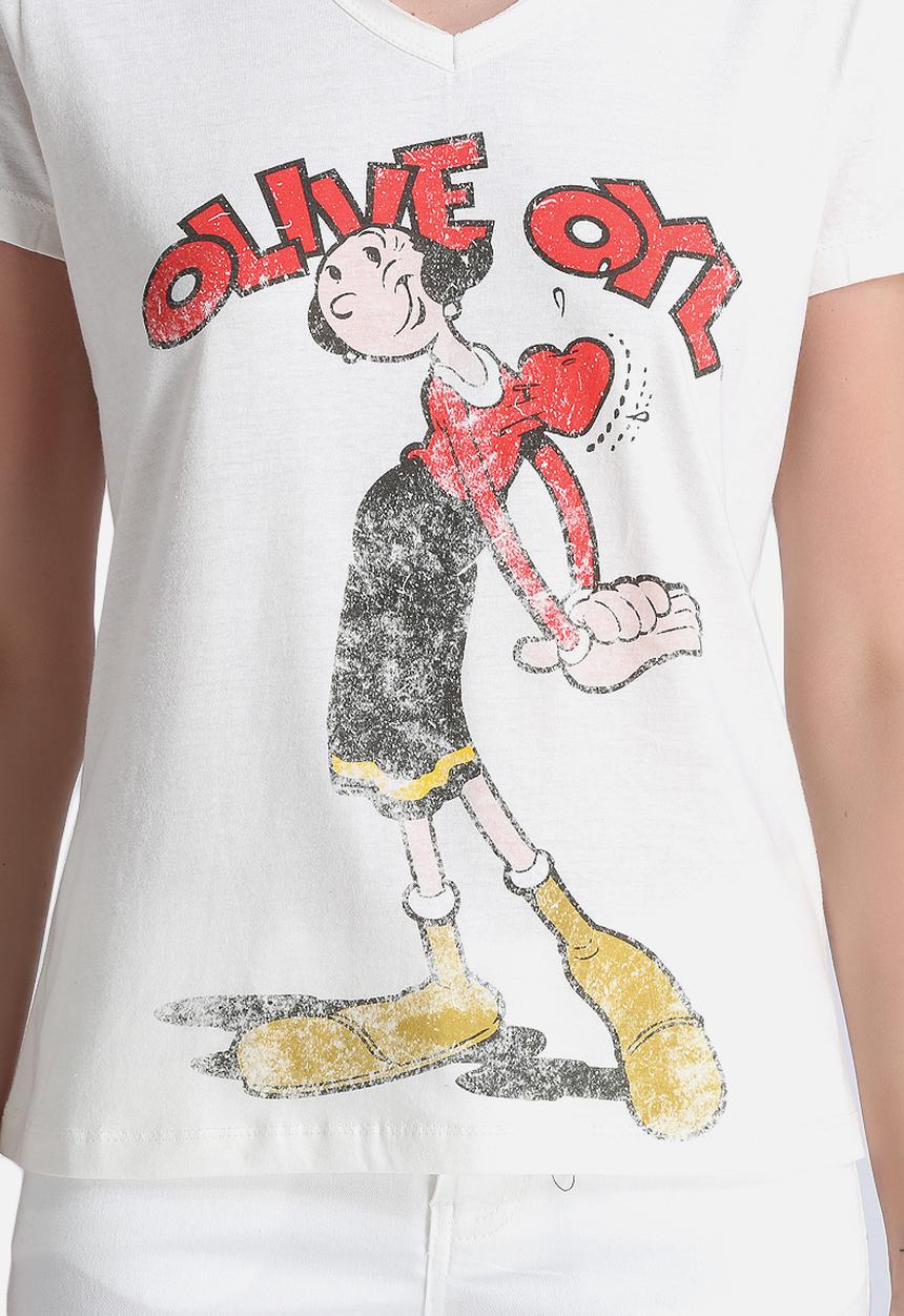 Vero Moda - Popeye Olive Tee