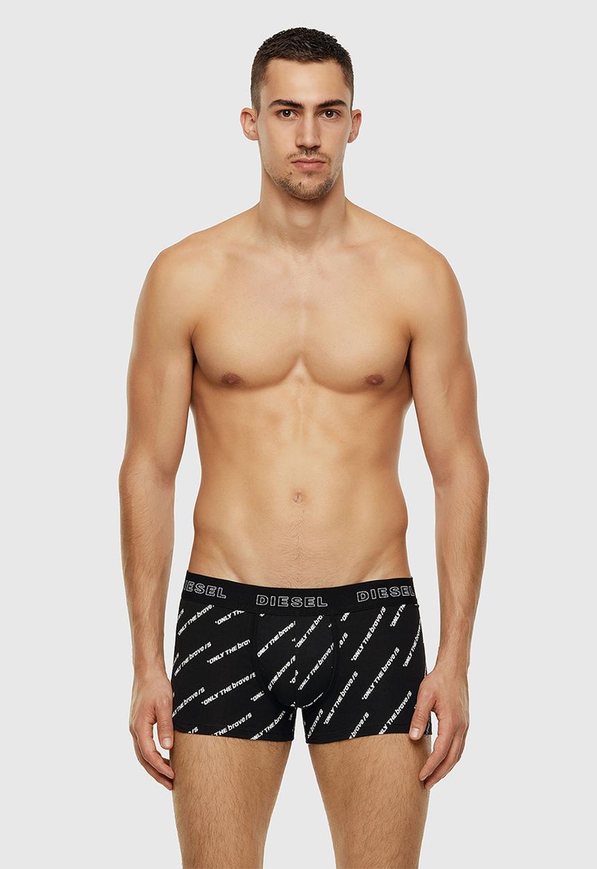 Diesel  - 3 Pack umbx-damien boxer shorts - black & white