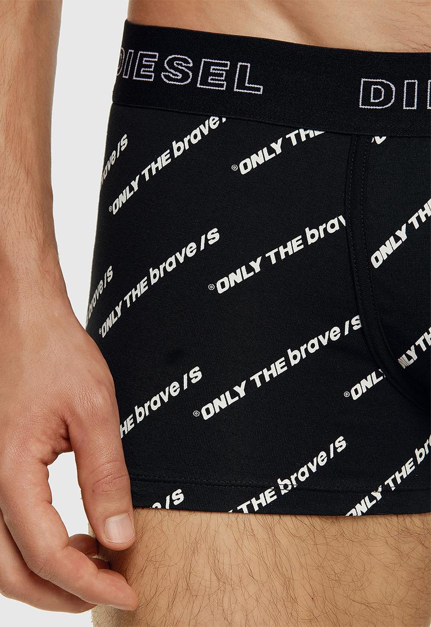 Diesel  - 3 Pack umbx-damien boxer shorts - black & white