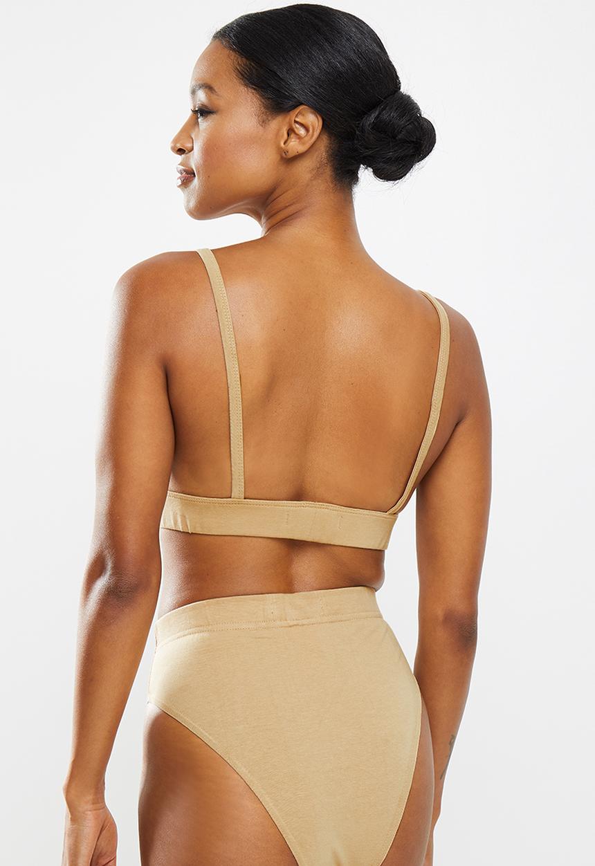Missguided - Msgd soft triangle bra - taupe