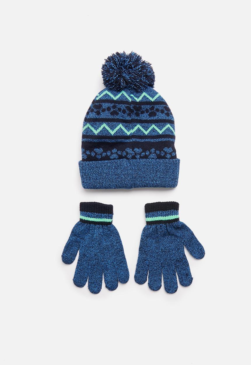 Character Group - Paw Patrol beanie and glove - blue