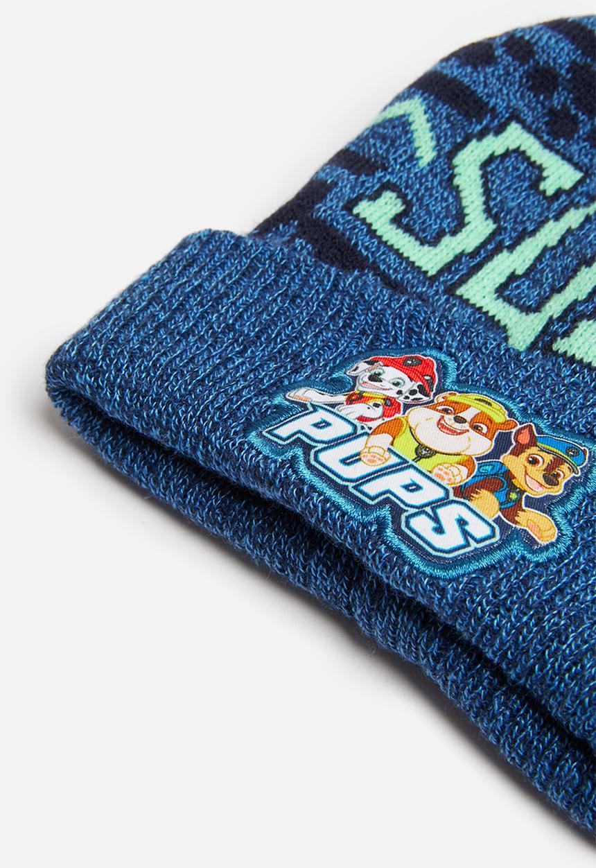 Character Group - Paw Patrol beanie and glove - blue