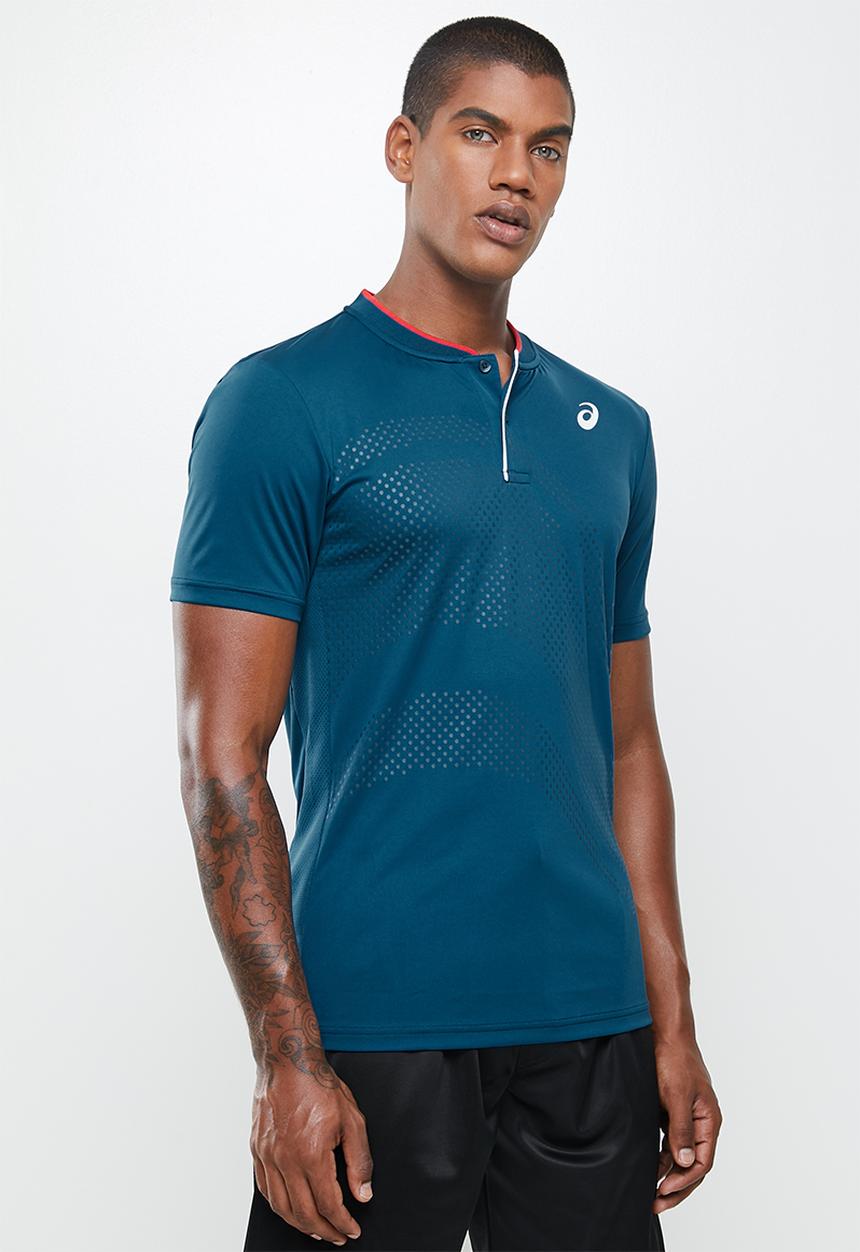 ASICS - Court m gpx polo - blue 