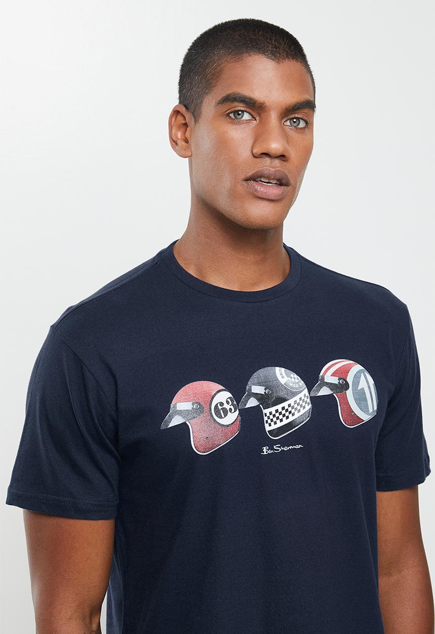 Ben Sherman - Helmets tee - navy