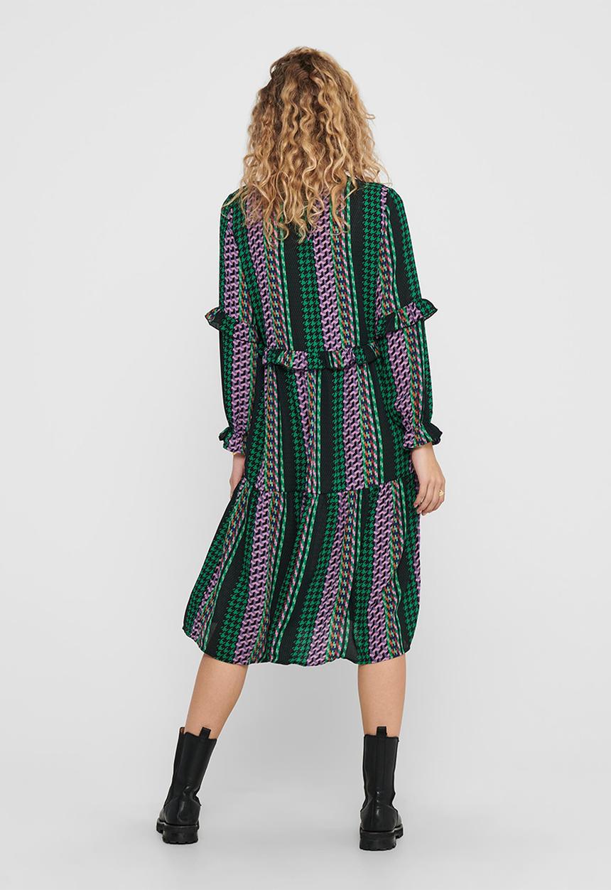 Jacqueline de Yong - Caroline midi dress - multi 