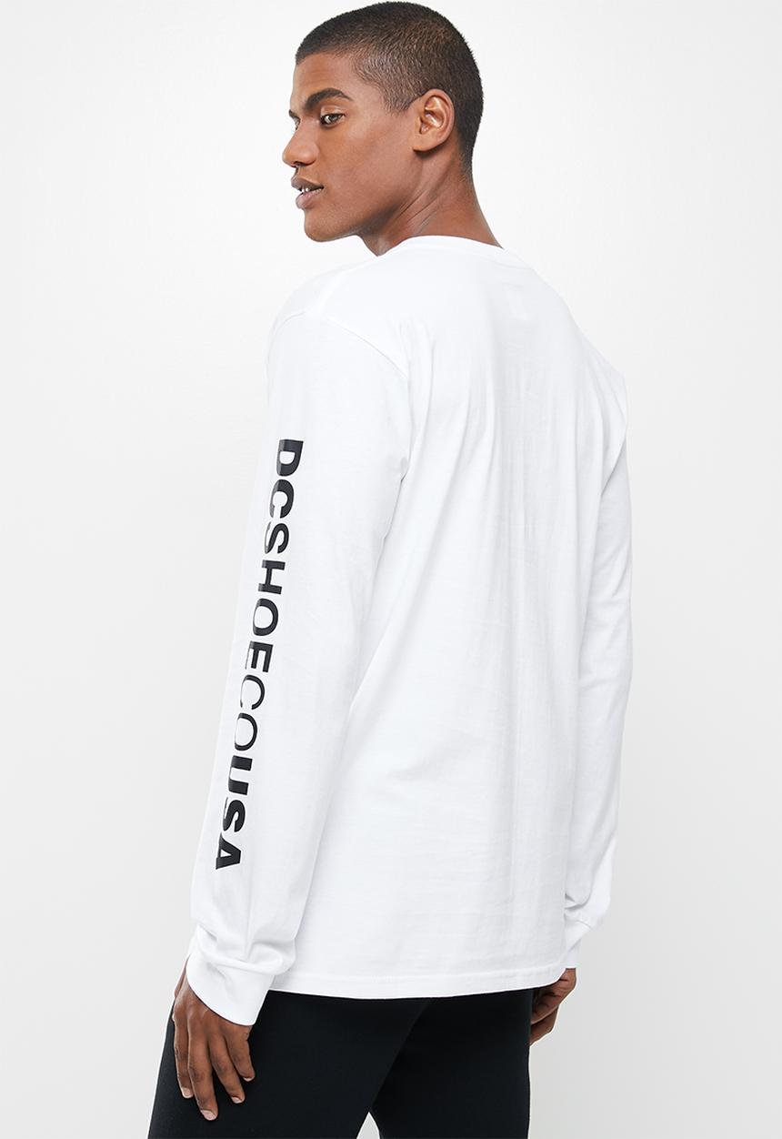 DC - Star long sleeve tee -  white