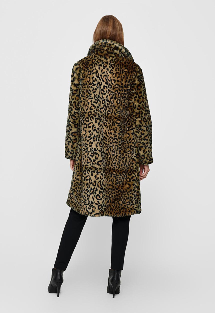 Jacqueline de Yong - Vivienne faux fur long - brown & black 