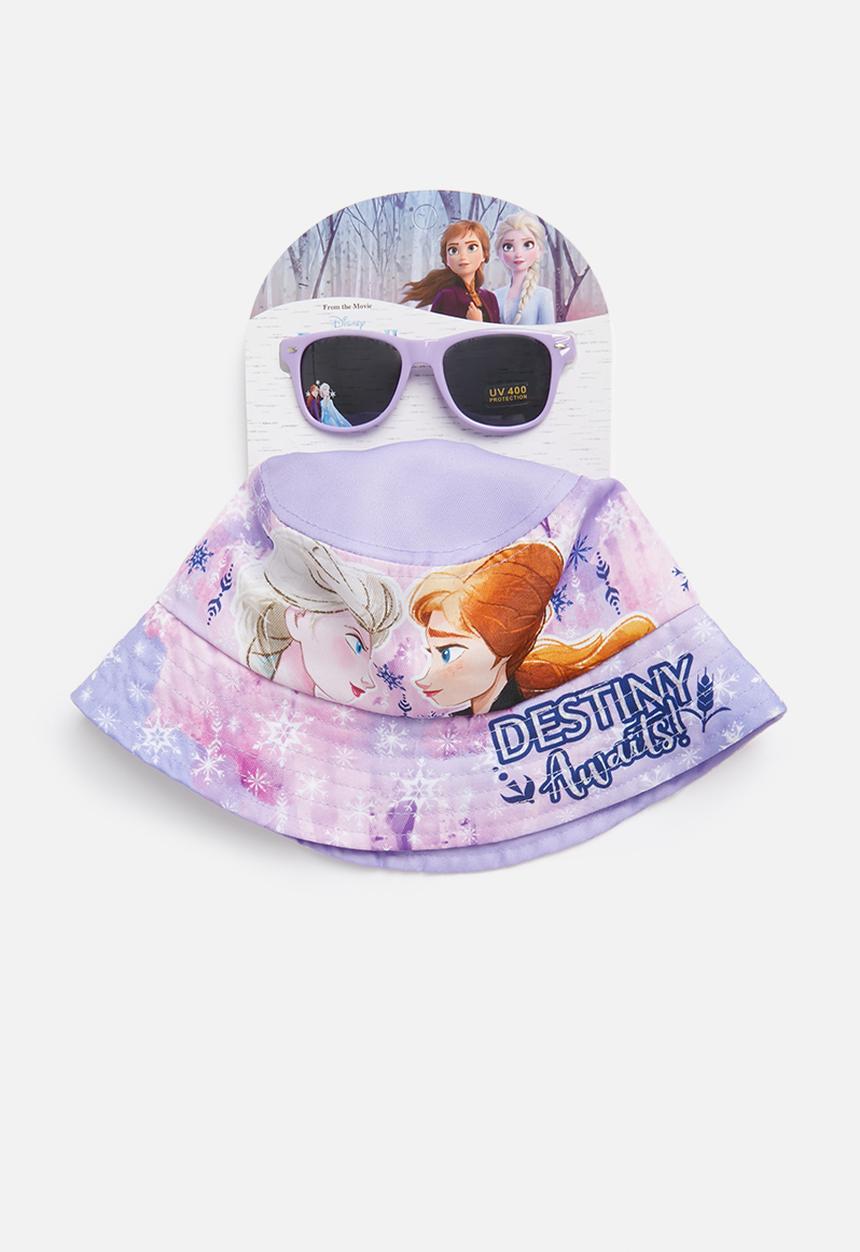 Character Group - Bucket hat and sunnies frozen - pink