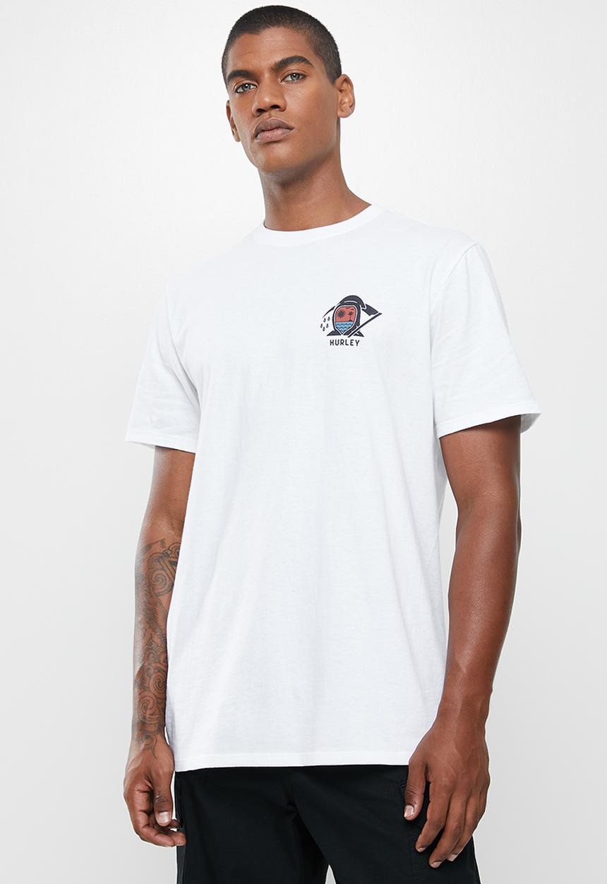 Hurley - Cre rest in paradise short sleeve - white