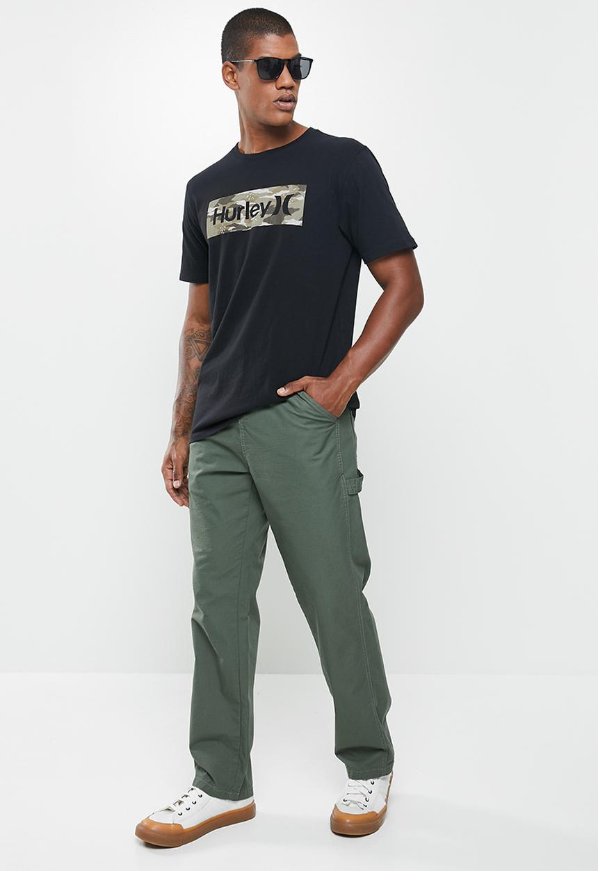Hurley - Oao boxed iwa camo prem ss - black