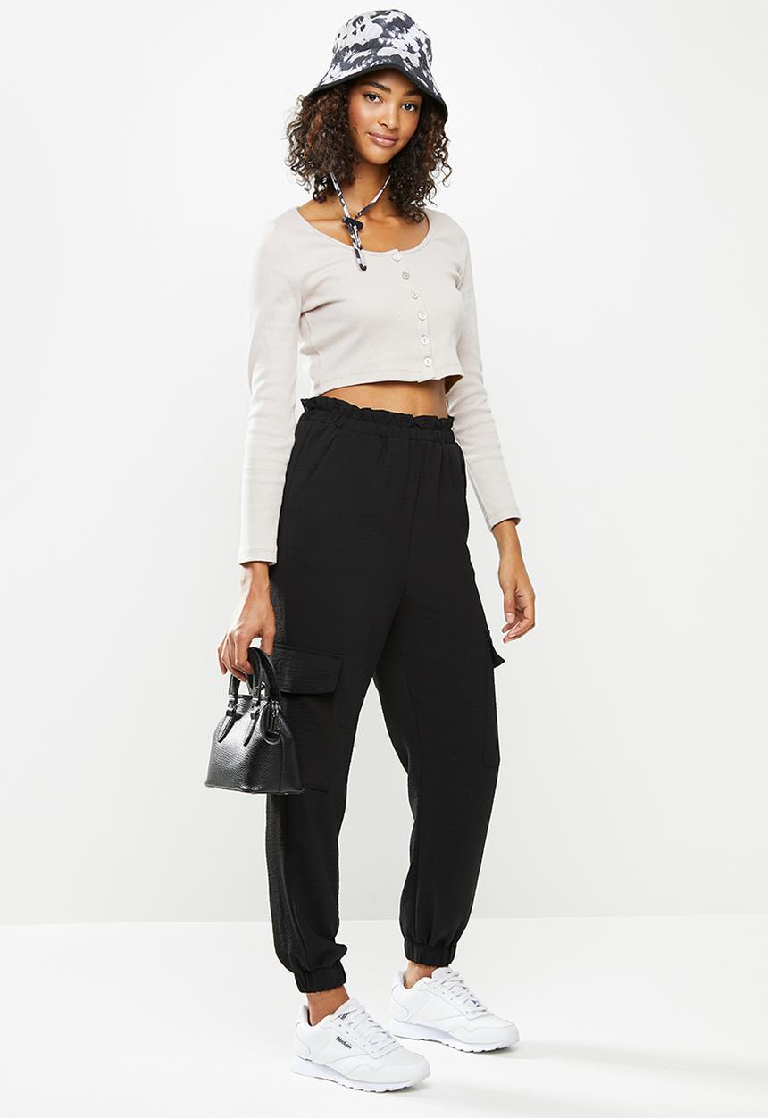 Blake - Fitted cropped cardi - neutral