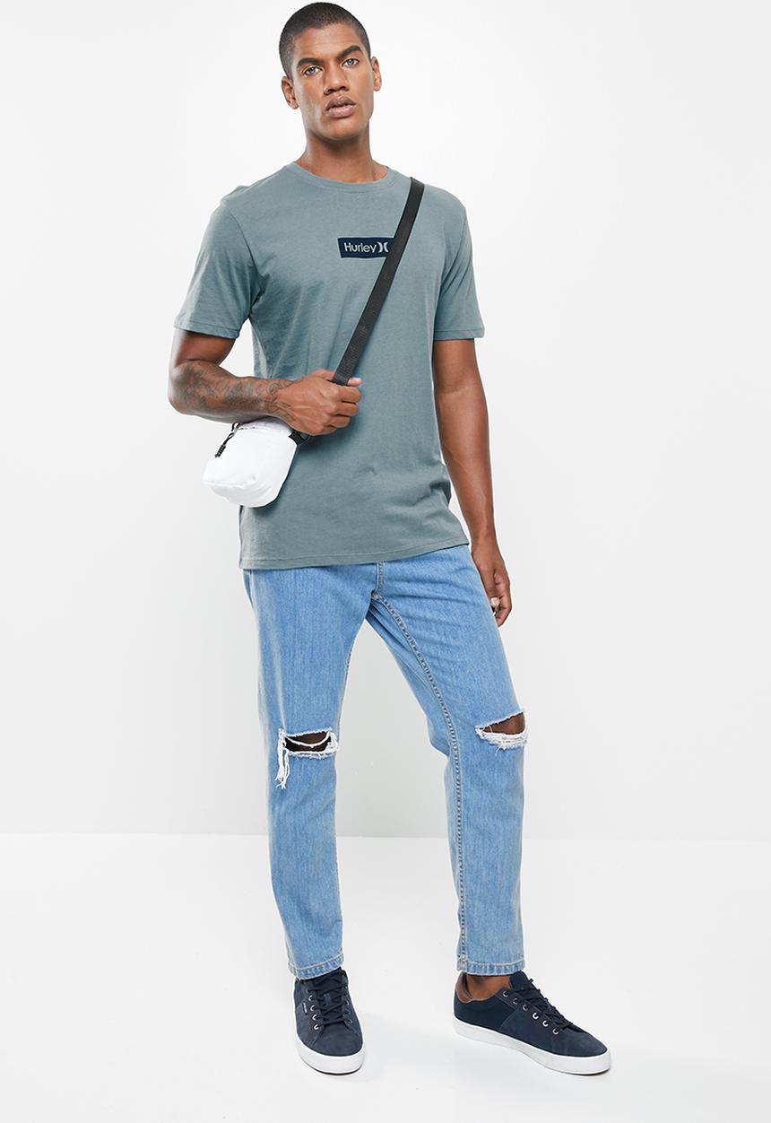 Hurley - Oao small box prem short sleeve - blue