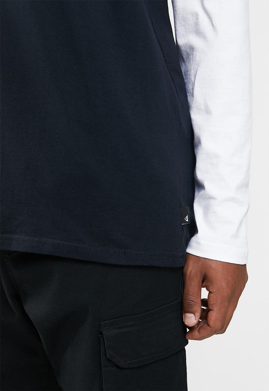 Quiksilver - Lash out long sleeve - black & white