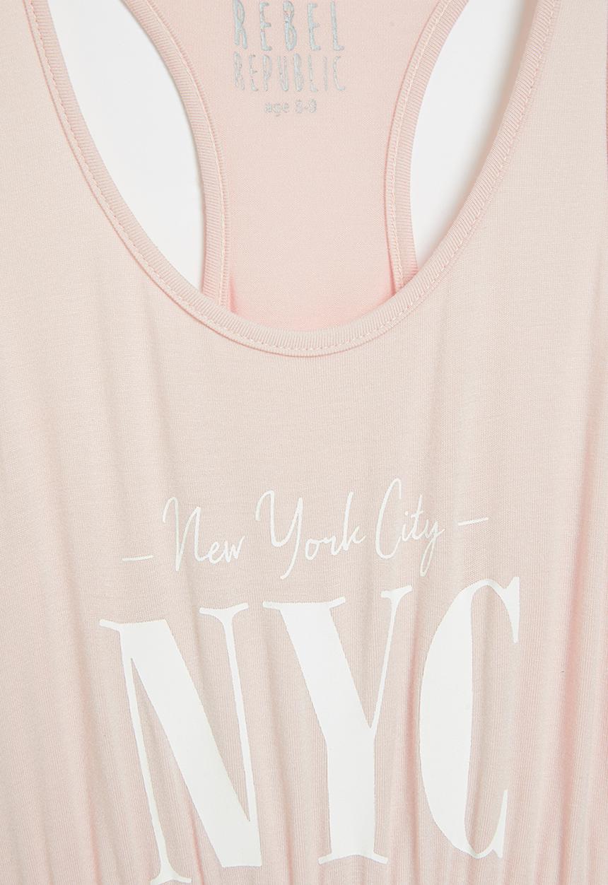Rebel Republic - Girls maxi dress - light pink