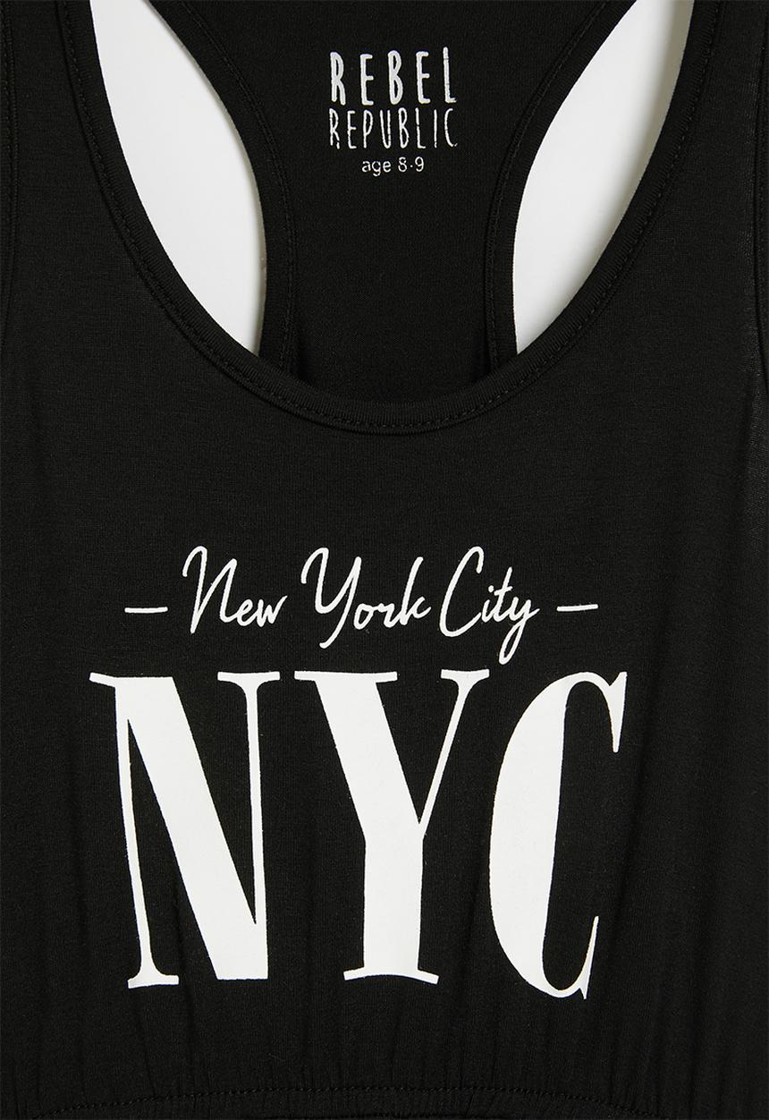 Rebel Republic - Girls maxi dress - black