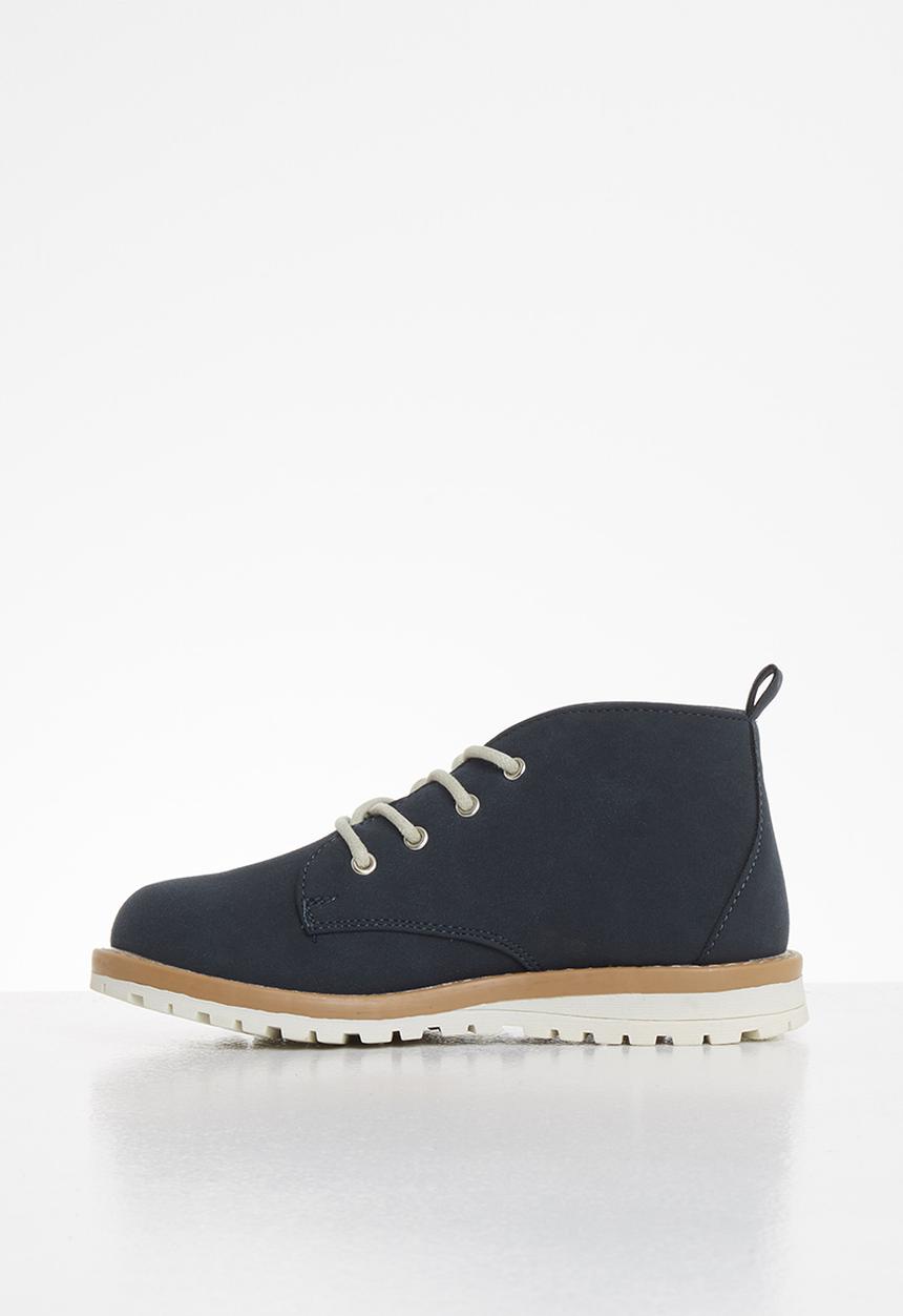 MINOTI - Boys nubuck boot - navy