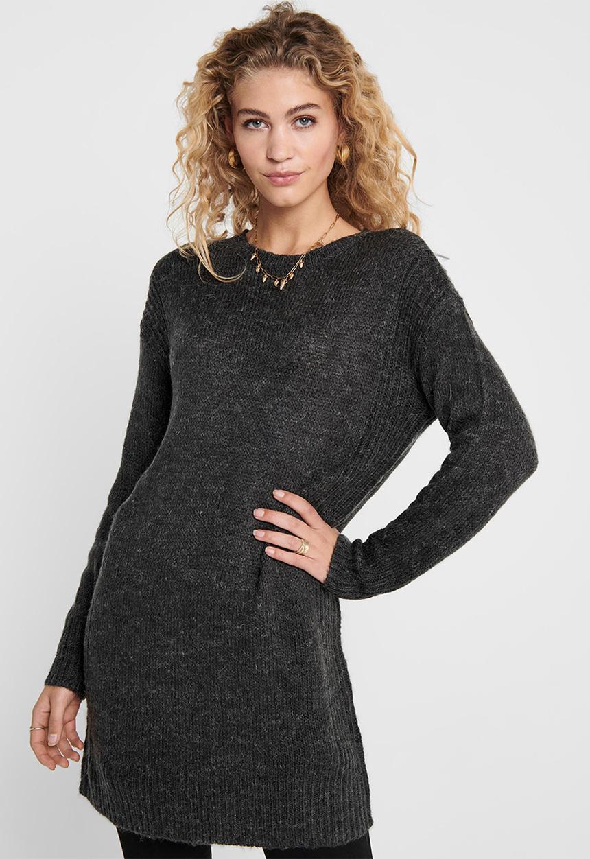 Jacqueline de Yong - Cordelius knit dress - grey