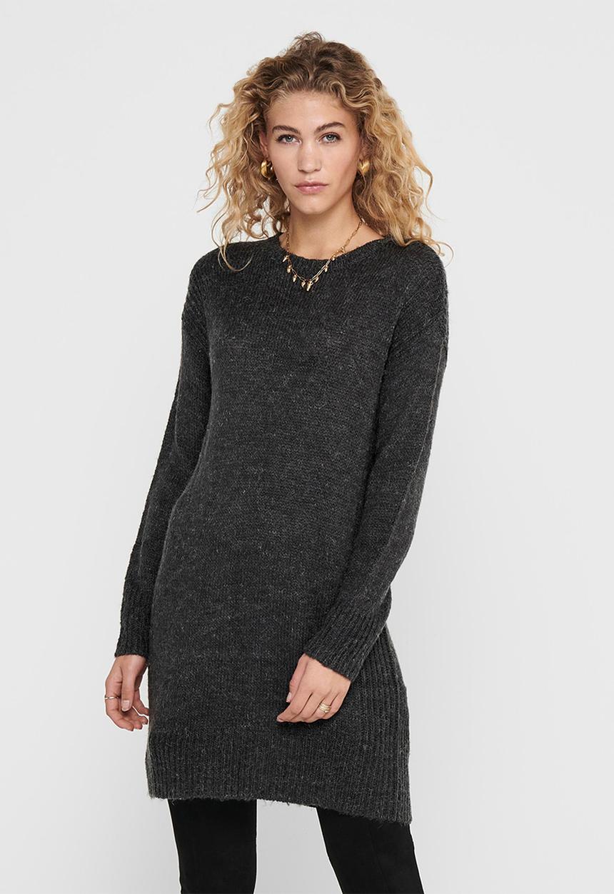 Jacqueline de Yong - Cordelius knit dress - grey