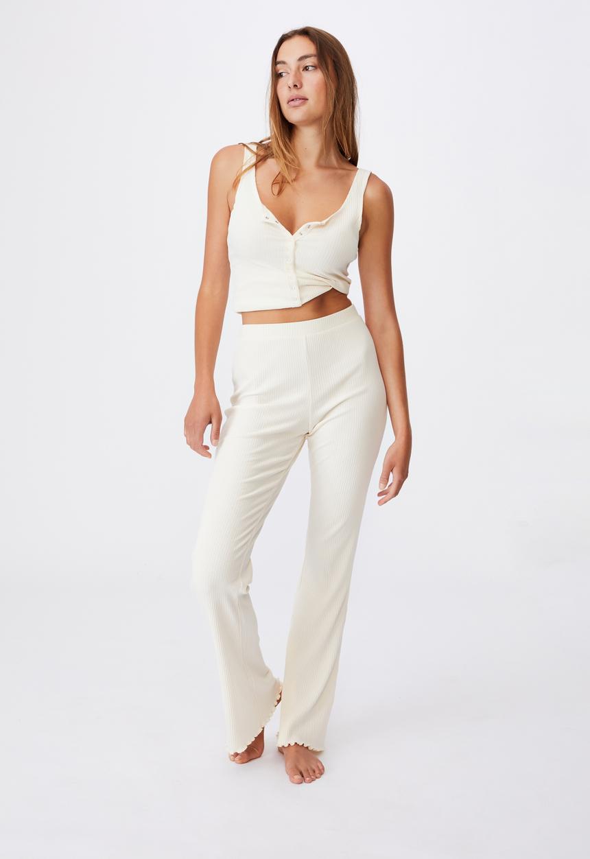 Cotton On - Button down bed top - buttermilk