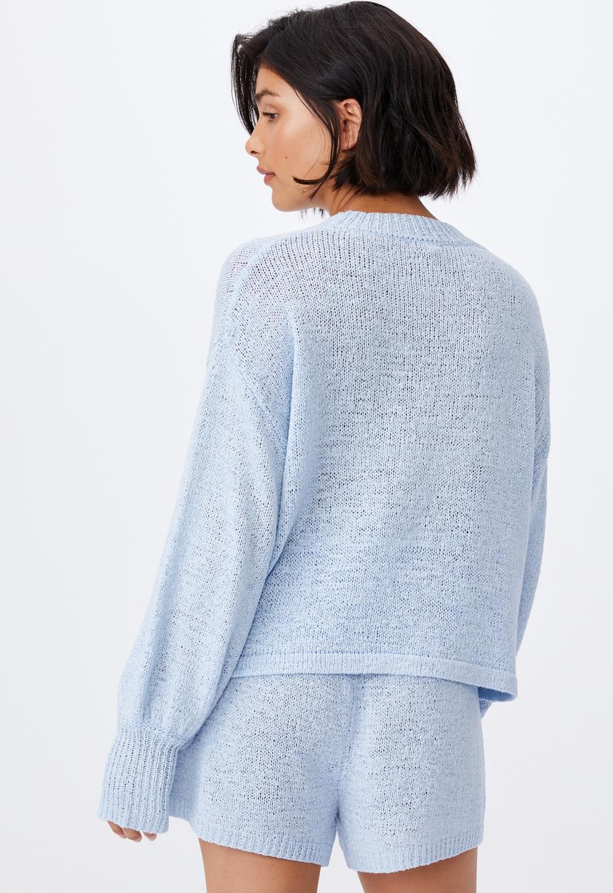 Cotton On - Summer lounge long sleeve - light blue