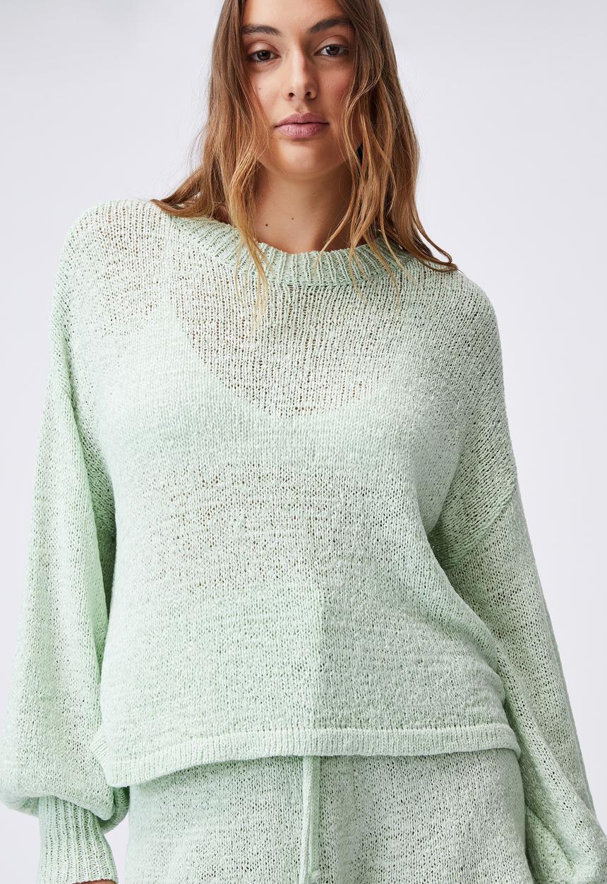 Cotton On - Summer lounge long sleeve - light green