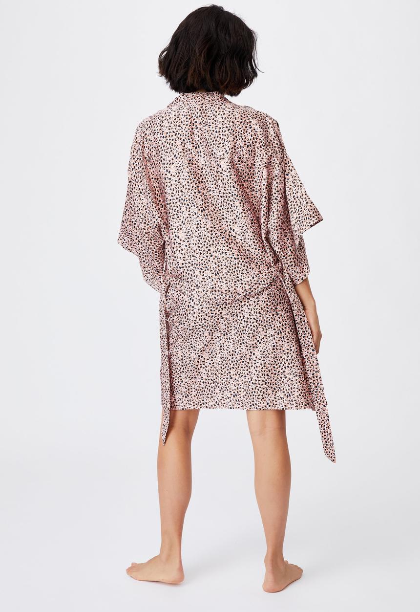Cotton On - Satin robe - pink 