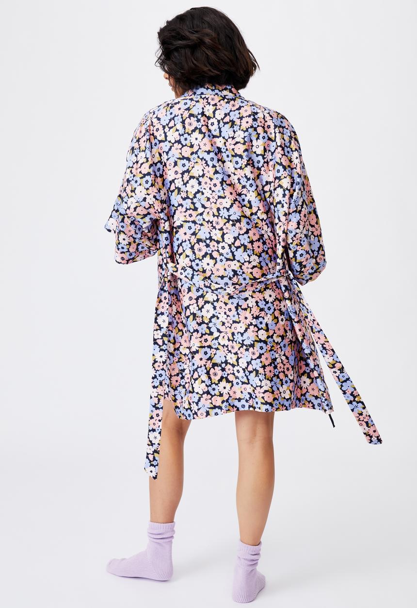 Cotton On - Satin robe - multi 