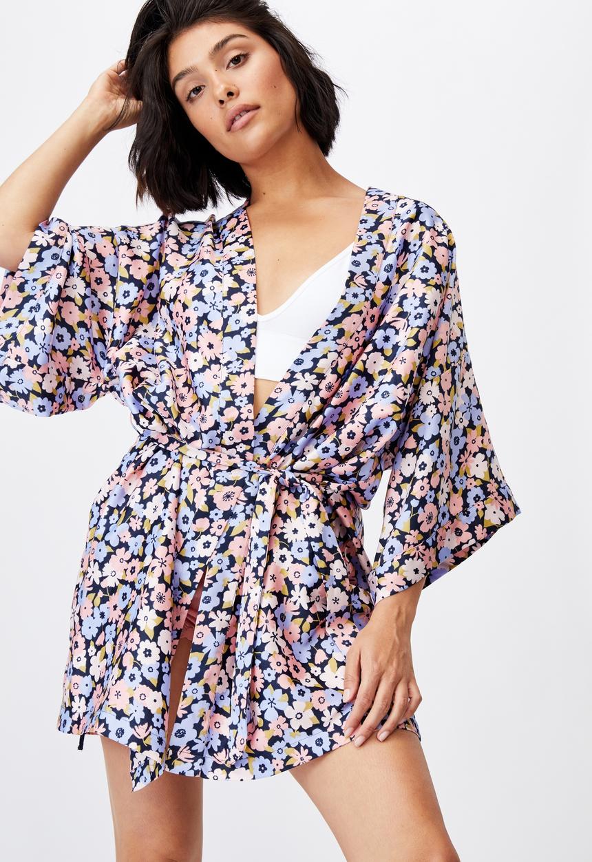 Cotton On - Satin robe - multi 
