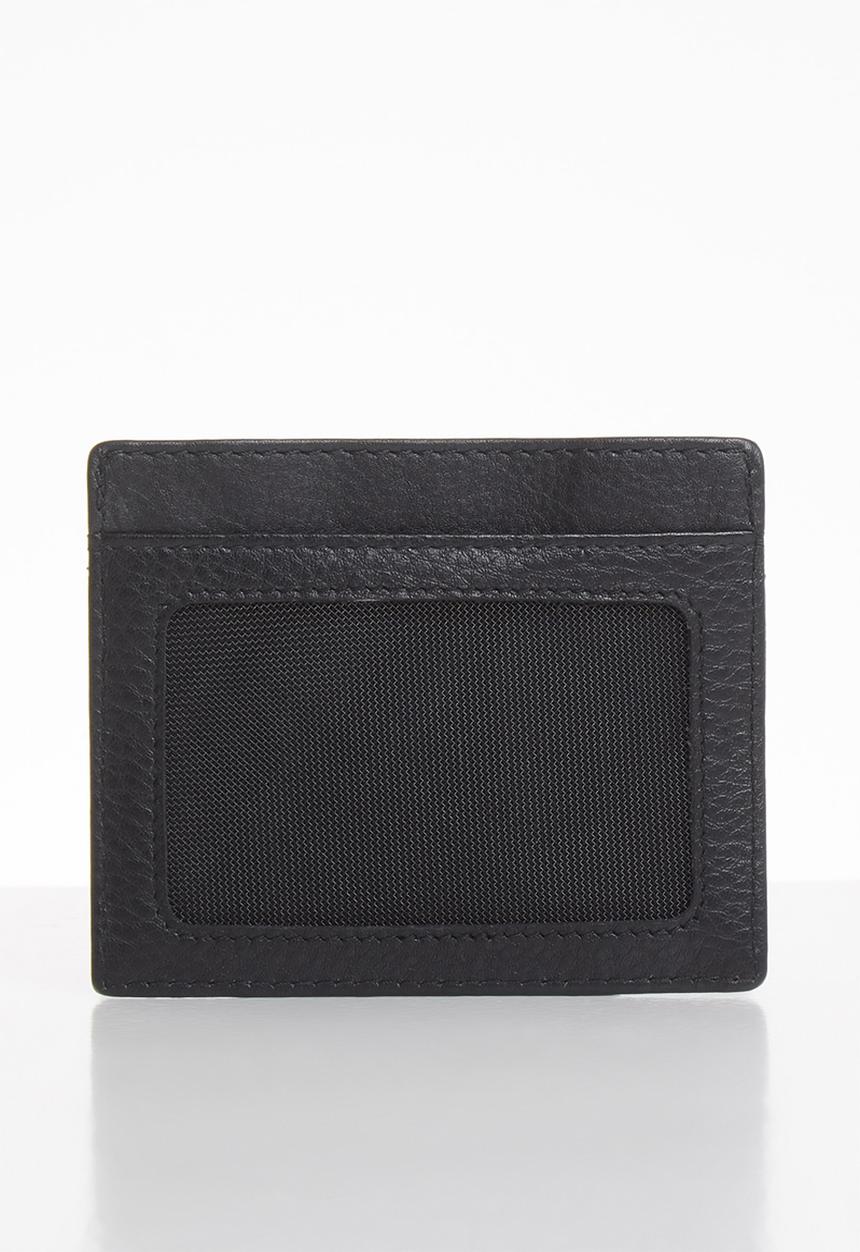 POLO - Nappa drivers licence insert - black